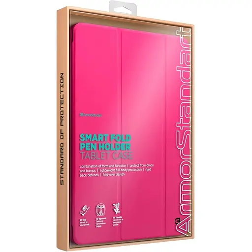 Чохол-книжка ArmorStandart Smart Fold Pen для Apple iPad 11 2025 (A16) / 10.9 2024 / 2022 Rose Red (ARM74945) [133702] - фото 4