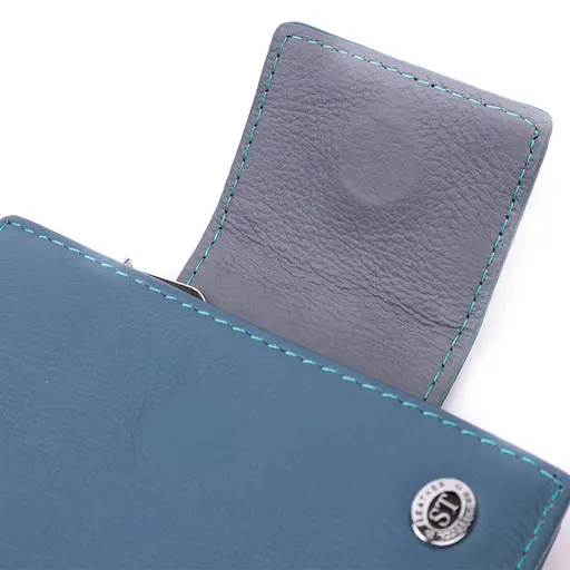 Кожаный женский кошелек ST Leather 9х12х1.5 см acs0028362 - фото 3