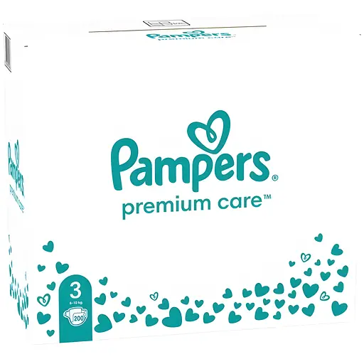 Подгузники Pampers Premium Care 3 (6-10 кг) 200 шт.