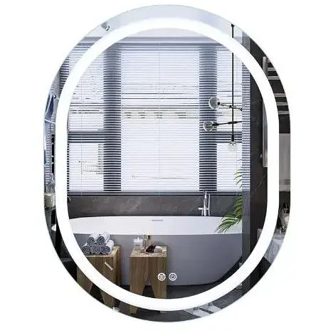 Дзеркало Mixxus Premium ELLIPSE MV05-90x70-REVERSE (LED Touch, Anti-fog (3-6,5kK)) (MP6644) - фото 1