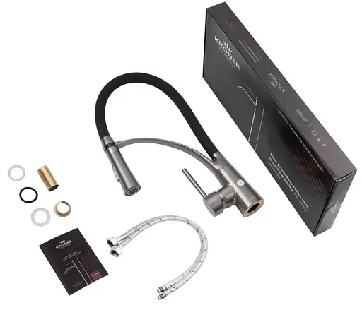 Змішувач для кухні Kroner KRP Ersel - GRP03393BLK (CV033800) - фото 8