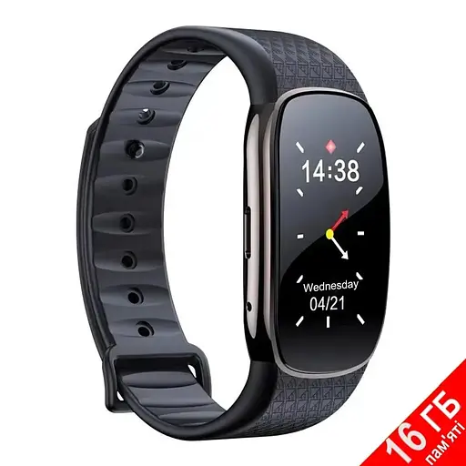 Часы с диктофоном с активацией записи голосом и MP3 плеером Nectronix R48 16 Гб памяти - фото 3