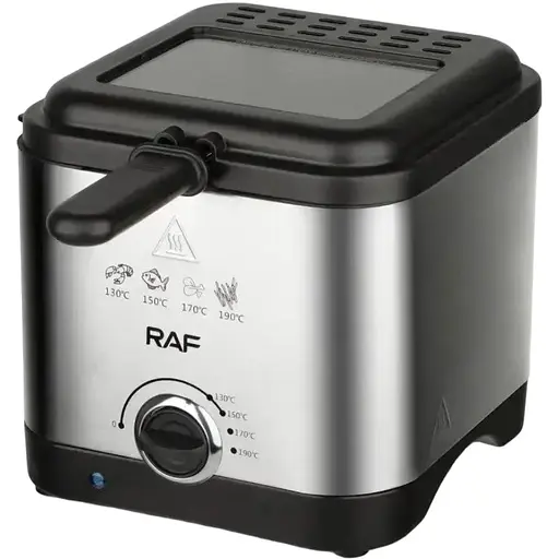 Аеро - фритюрниця без олії RAF R.5300 1000 Вт 2.5 л з регулюванням температури Біла - фото 1