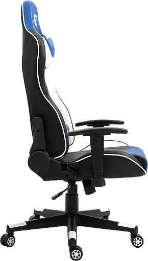 Геймерське крісло GT Racer чорне з синім та білим (X-5813 Black/Blue/White) - фото 3