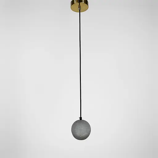 Підвіс MOON CONCRETE у вигляді сірої бетонної кулі Line.F MJ 169-100 GR - фото 1
