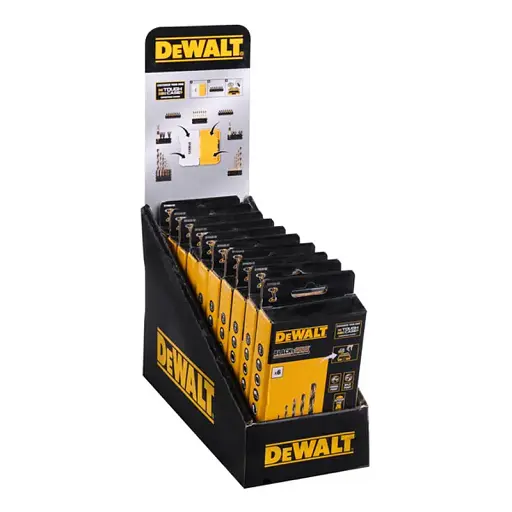 Касета зі свердлами по металу DeWalt Black & Gold діаметр 2, 3, 4, 5, 6, 8 мм 7 шт. (DT70828) - фото 3