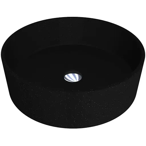 Умивальник Miraggio Sofia mirastone black 0000439, Чорний матовий - фото 1