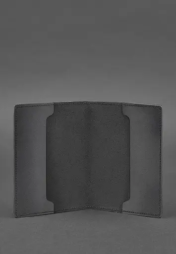 Кожаная обложка для военного билета офицера запаса 8.0 Черная - фото 4