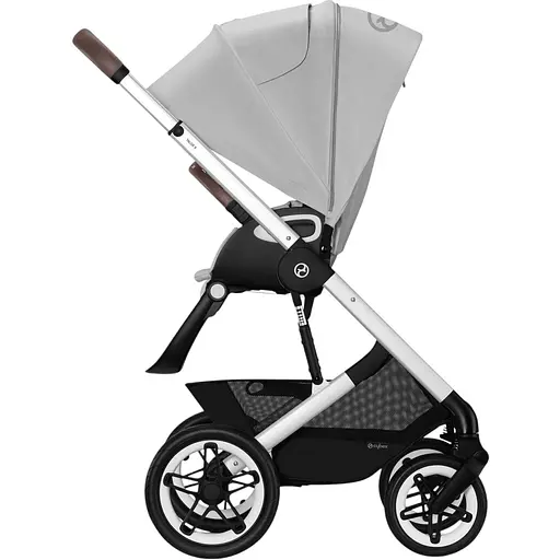 Коляска Cybex Talos S Lux SLV Lava Grey з бампером сіра (522002589) - фото 3