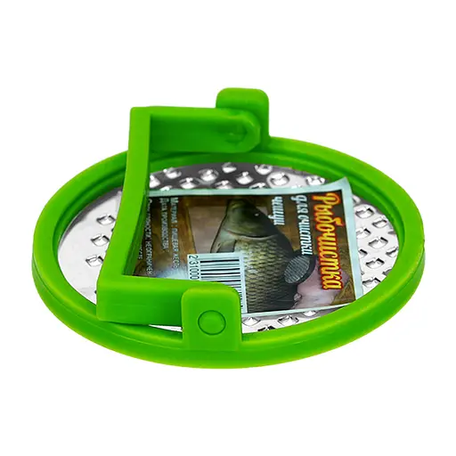 Рибочистка кругла з ручкою Ø 9 см, Kitchette Салатовий 84621 - фото 7