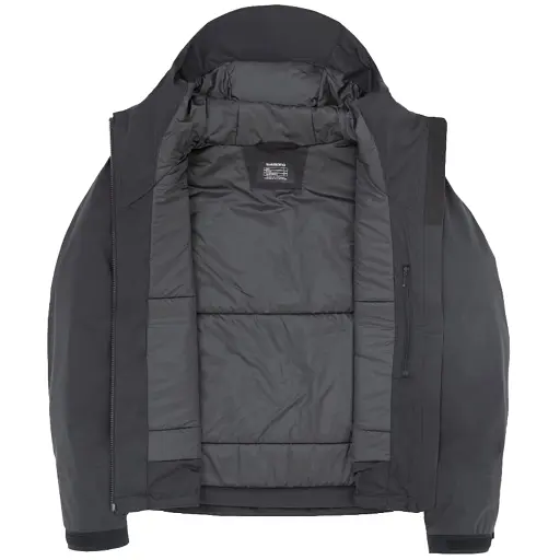 Куртка Shimano Durast Warm Short Rain Jacket L Black - фото 4