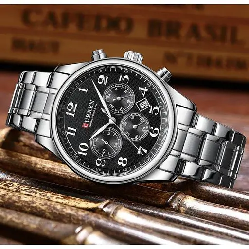 Мужские наручные часы Curren Partner (Серебристые) - фото 2