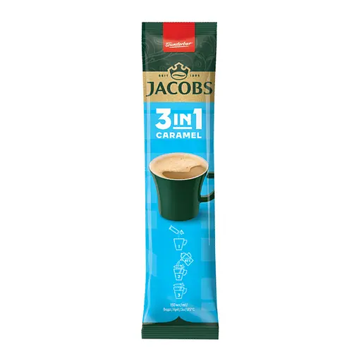 Напій кавовий Jacobs Caramel Latte 3в1 12,3г