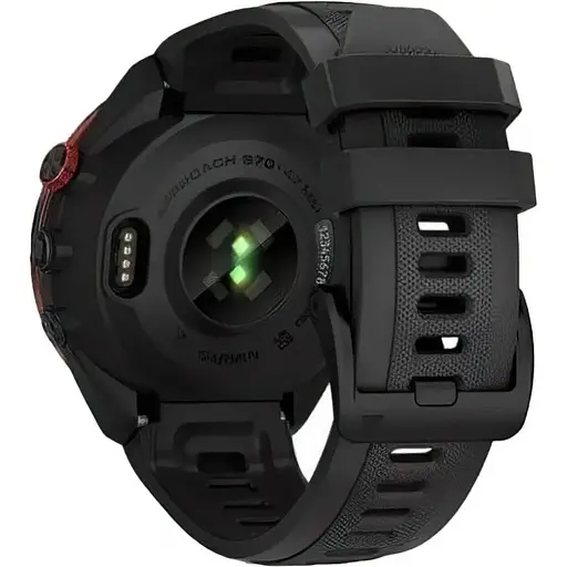 Смарт-годинник Garmin Approach S70 47mm B. Ceramic Bezel w. Black S. Band (010-02746-02/12) - фото 2