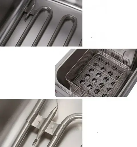 Фритюрница профессиональная Dotvix Electric Fryer D-803 электрическая 3200W 8L - фото 5