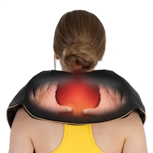 Накидка-масажер 4FIZJO Shiatsu Ultra+ для шиї та спини, акумуляторна 4FJ0566 Black/Gold (P-5907739319081) - фото 10