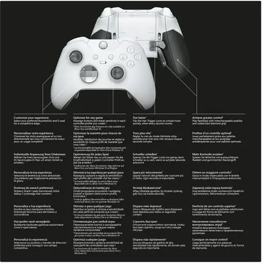 Microsoft Xbox One S Wireless Controller Elite Special Edition (White) - фото 9