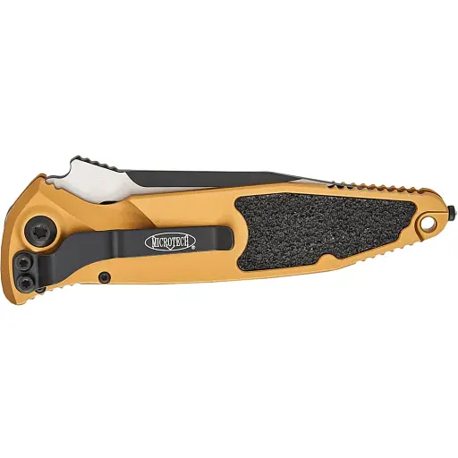 Ніж Microtech Socom Elite Auto Drop Point Black Blade Tan - фото 4