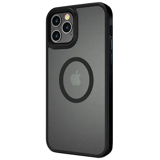 Чохол Epik TPU+PC Metal Buttons with MagSafe для Apple iPhone 13 Pro 6.1 Чорний - фото 2