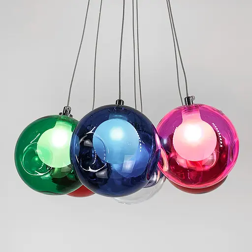 Яскравий світильник Восса Multicolor на 7 кольорових плафонів Line.F AA 225/7 - фото 4