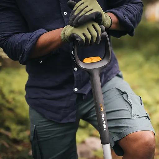 Лопата совковая универсальная телескопическая Fiskars Xact™ 121-140 см (1066734) - фото 6