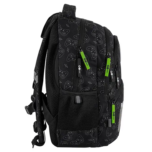 Рюкзак GoPack Education 175M-7 Never Give Up Черно-зеленый (GO26-175M-7) - фото 4