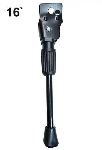 Підніжка на задню вісь втулки дитячого велосипеда 16" алюмінієва чорна (G0001929) - фото 2