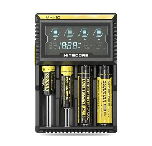 Универсальное зарядное устройство Nitecore D4 на 4 канала для аккумуляторов - фото 4