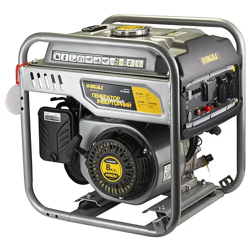 Генератор інверторний SIGMA 4.0/4.5 кВт, однофазний, ручний запуск (5710841) - фото 4