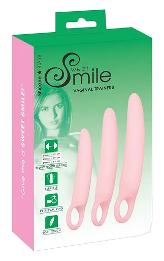 Набір фалоімітаторів Sweet Smile Vaginal Trainers 3 шт рожевий - фото 7