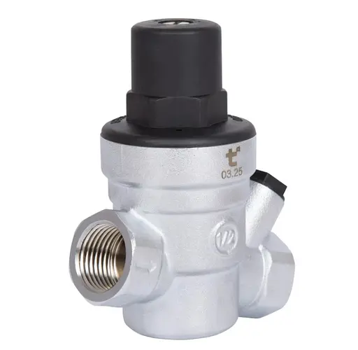 Редуктор тиску води Thermo Alliance Standart 1/2" ВВ, мембранний, отвір під манометр SD194 - фото 1