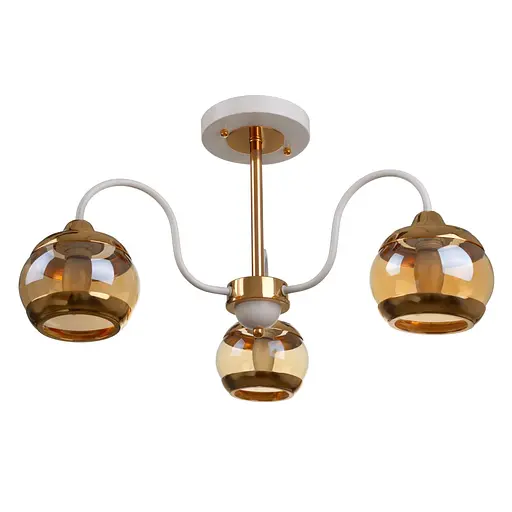 Люстра потолочная Brille в спальню E27 BG (LK-661C/3)