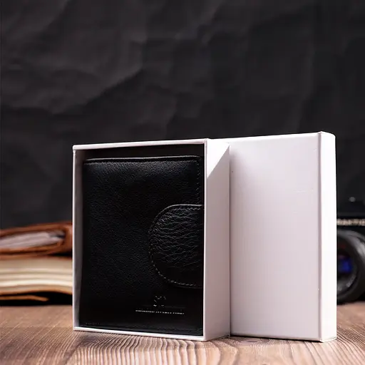 Кожаный женский кошелек ST Leather 9.5х11.2х1.5 см acs0028424 - фото 9