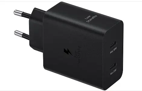 Блок - адаптер - зарядний пристрій Samsung 50W PD 2C EP-T5020XBEGEU - фото 1