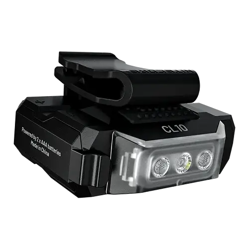 Фонарь на клипсе Nitecore CL10 белый + красный + синий свет 45лм 2хAAA (5 режимов) - фото 5