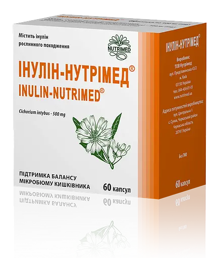 Инулин-Нутримед капсулы по 500 мг №60 (10х6) - фото 1