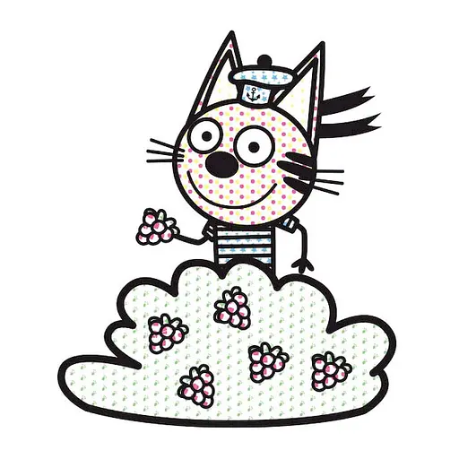 Водяная раскраска Три Кота. На природе 1370012 Цветной Буль - фото 3