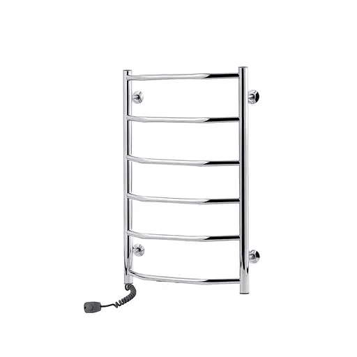 Рушникосушарка електрична Kroner Трапеція ДТ10EL 800x500/6 EL CV023135, Хром, Ліве - фото 1