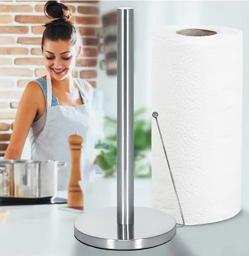 Кухонний тримач для паперових рушників Maestro MR-1035 Сріблястий - фото 4