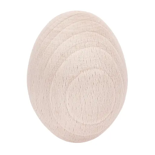 Дерев'яне пасхальне яйце для декору, декупажу та розпису дерев'яна заготовка (висота 5.8 см), Woodly 85951 - фото 1