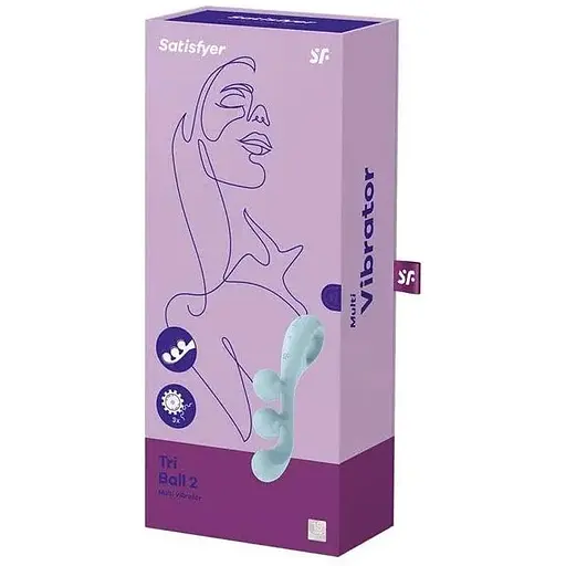 Універсальний вібратор Satisfyer Tri Ball 2, 3 двигуна гнеться - фото 8