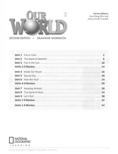 Our World 2. Grammar. Workbook - фото 2