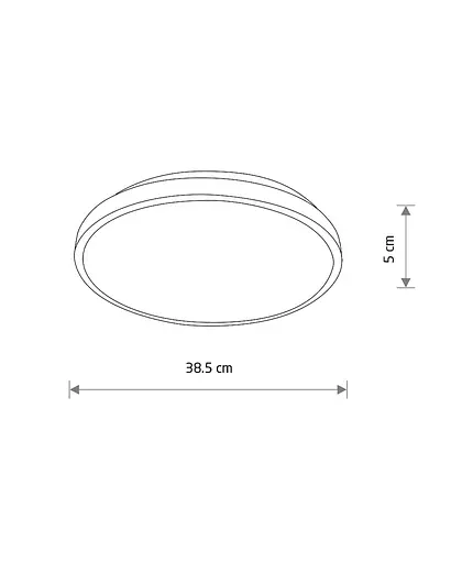 Світильник стельовий Nowodvorski 10978 Agnes Round LED Pro 1x22W 4000K 2000Lm IP44 білий - фото 6