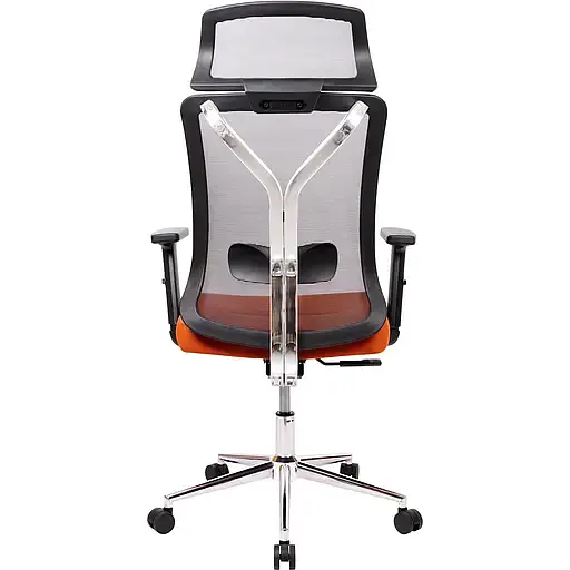 Офисное кресло GT Racer X-W80, черно-оранжевое (X-W80 Black/Orange) - фото 4