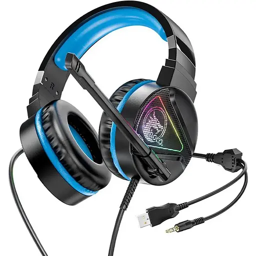 Игровые Наушники Hoco W104 Drift Синий