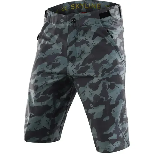 Велошорти TLD Skyline Short Shell Digi Camo Dark Spruce M Troy Lee Designs (1106-238911003)