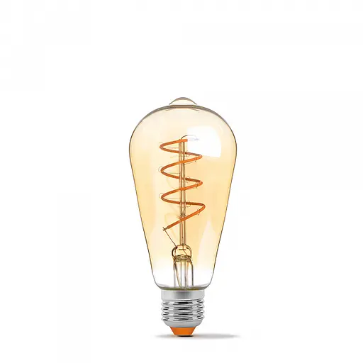 LED лампа VIDEX Filament ST64FASD 5W E27 2200K дімерна бронза - фото 2