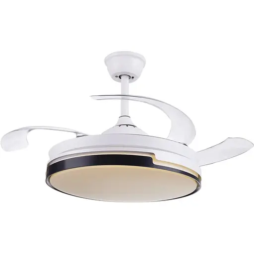 Люстра Brille вентилятор с пультом LED 72W WW WH (BKL-903S/2) - фото 5