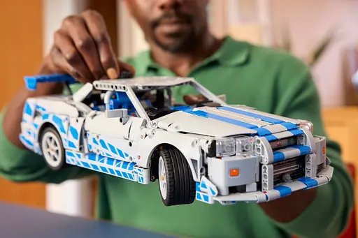 Конструктор LEGO Technic Двойной форсаж Автомобиль Nissan Skyline GT-R (R34) 1410 деталей (42210) - фото 12