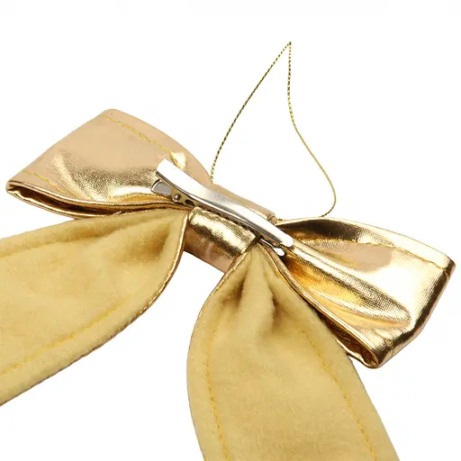 Украшение декоративное Yes! Fun Бант 12x13.5 см золото (975091) - фото 3